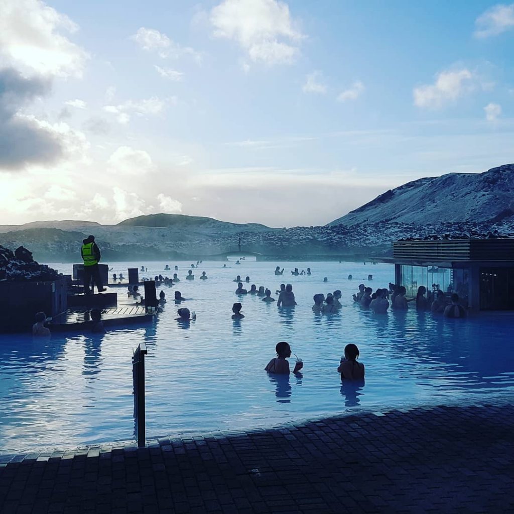 Early Morning at the Blue Lagoon with First Class Travel